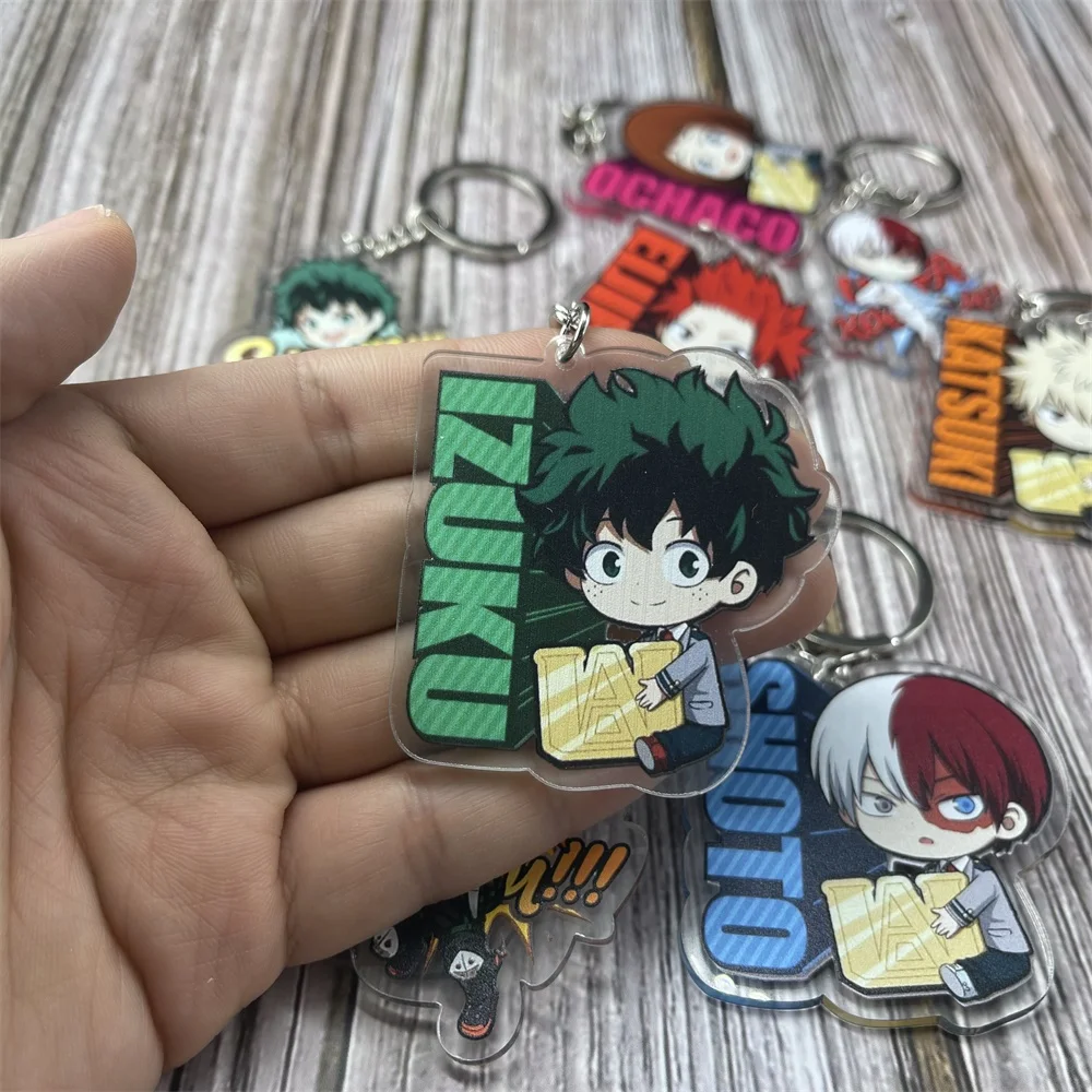 Брелок для ключей из аниме Моя геройская Академия бакугоу кацуки Тодороки шото