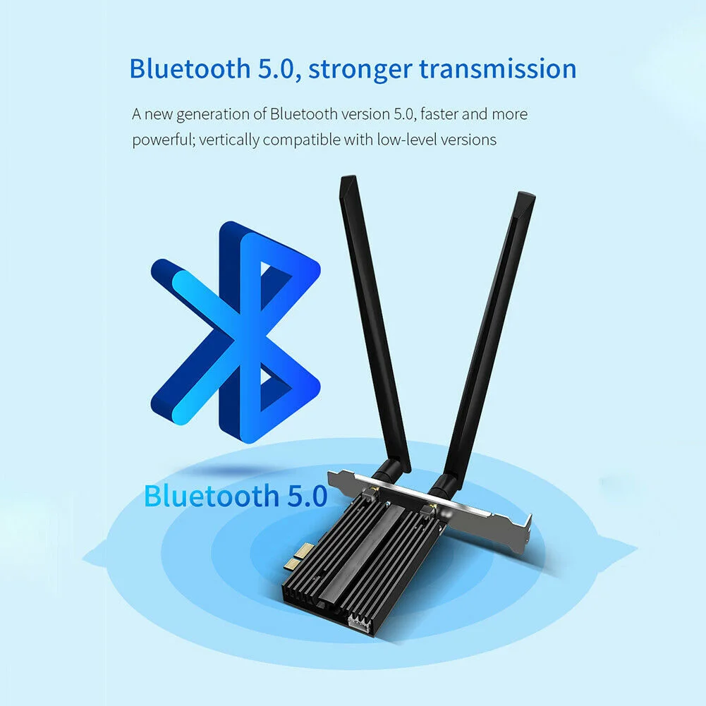 

PCI-E WiFi 6 AX200NGW PCI-Express Adapter Bluetooth Wireless Network Card Dual Band Intel AX200 802.11ax BT5.0