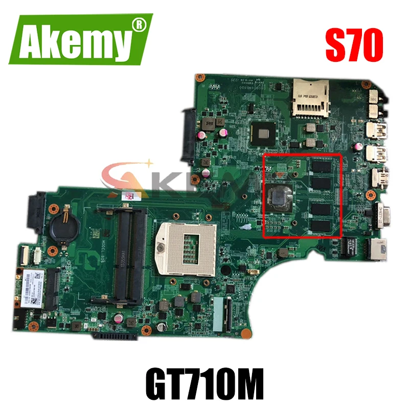 

AKEMY DA0BD6MB8D0 A000245420 For toshiba satellite S70T S70 S75 laptop motherboard GeForce GT710M Mainboard