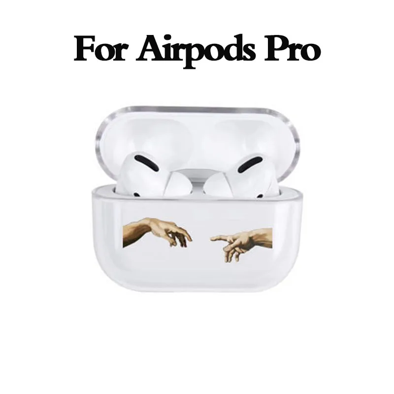 for AirPods Pro 2 Модный чехол с забавным рисунком для Apple Airpods Pro, Роскошный прозрачный защитный чехол для наушников с Bluetooth для air pods 3, Жесткий Чехол - Цвет: for AirPods Pro 2