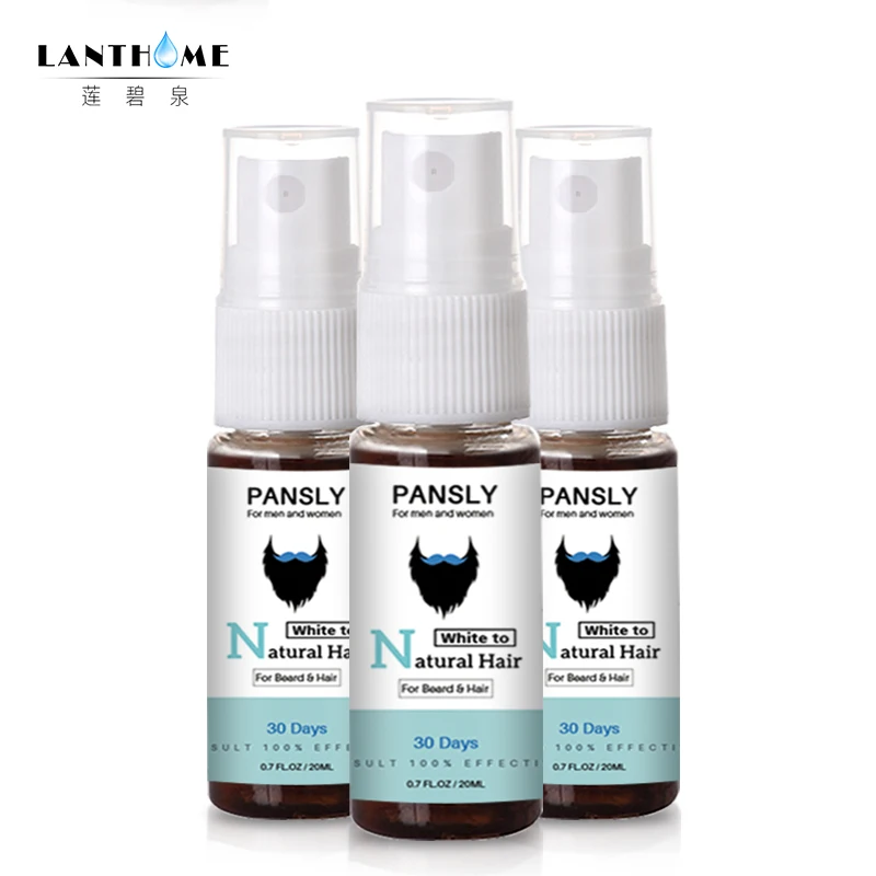 Травяной спрей для удаления седых волос антибелый и лечение черных увлажняющий