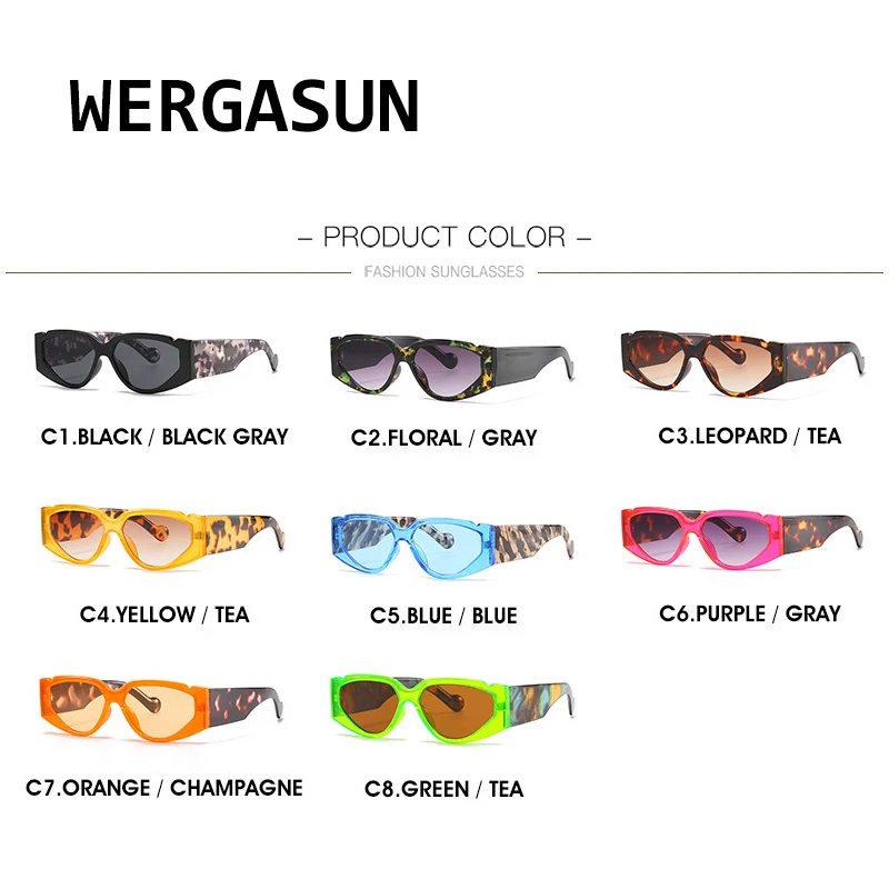 WERGASUN новые винтажные солнцезащитные очки с квадратной оправой женские роскошные