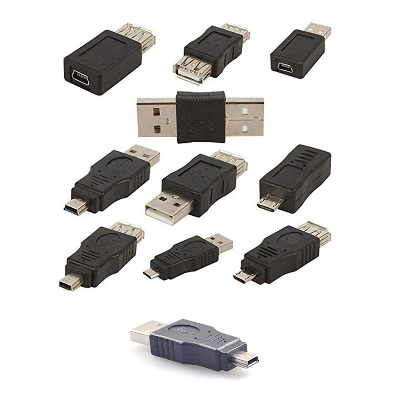 10 шт. Otg 5 Pin F/M Адаптер Usb Male To Female Micro и 1 Набор для Uno R3 Atmega328P Atmega16U2 макетная