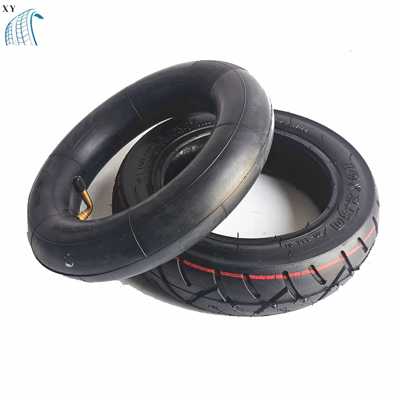 

XY 10 Inch Electric Scooter Inflatable Inner Tube 10x2.50 Thick Wear Resistant Outer Tire Butyl Rubber Inner Tube Accessories