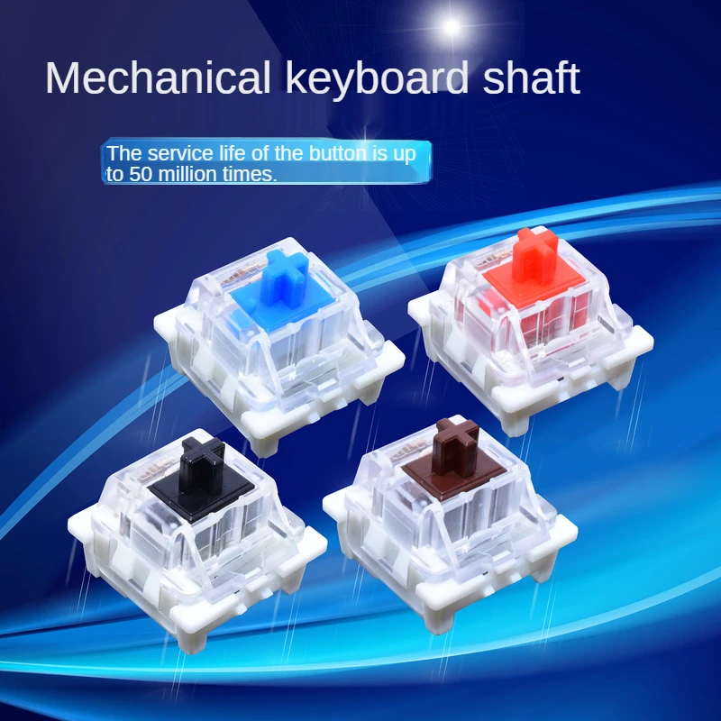 

Aloe Switch for Mechanical Keyboard Large Tactile Axis Similar Holy POM Pantone 332C Factory Lubricated
