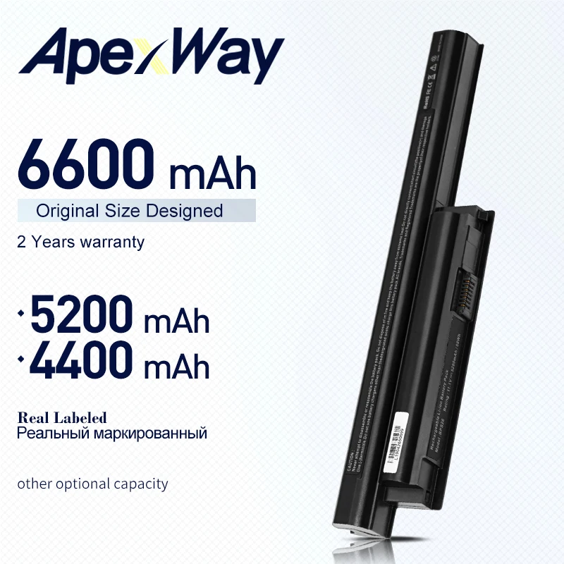ApexWay Аккумулятор для Sony Vaio BPS26 VGP BPL26 BPS26A vgp bps26 SVE17 VPC CA CB EG EH 1711q1rw|Аккумуляторы
