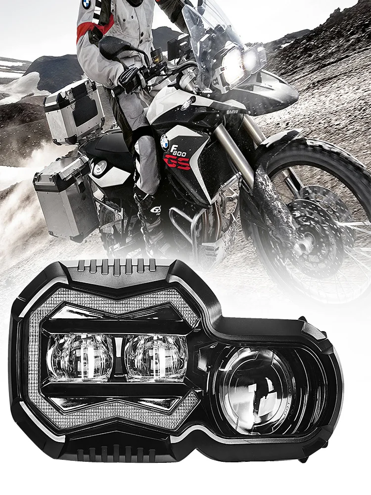 

110W Headlights LED Lights for BMW F650GS F700GS F800GS ADV Adventure F800R Motorcycle Lights Complete LED Headlights Assembly