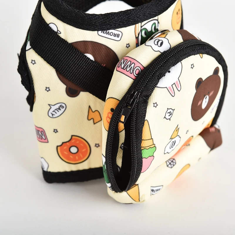 Роскошный комплект из ошейника и шлейки для собак с поводком безопасный рюкзак