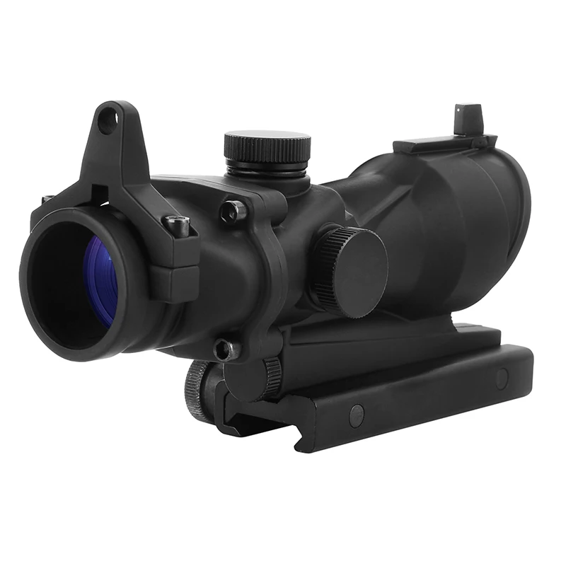 Тактическая Оптика прицел ACOG Тип 1x32 красный/зеленый точка прицел с 22 мм крепление снайперская винтовка для страйкбола