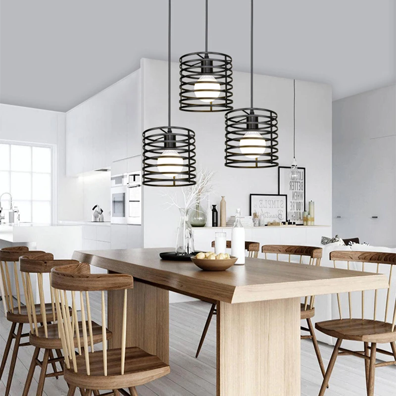 Светодиодный подвесной светильник для современной птичьей клетки промышленный