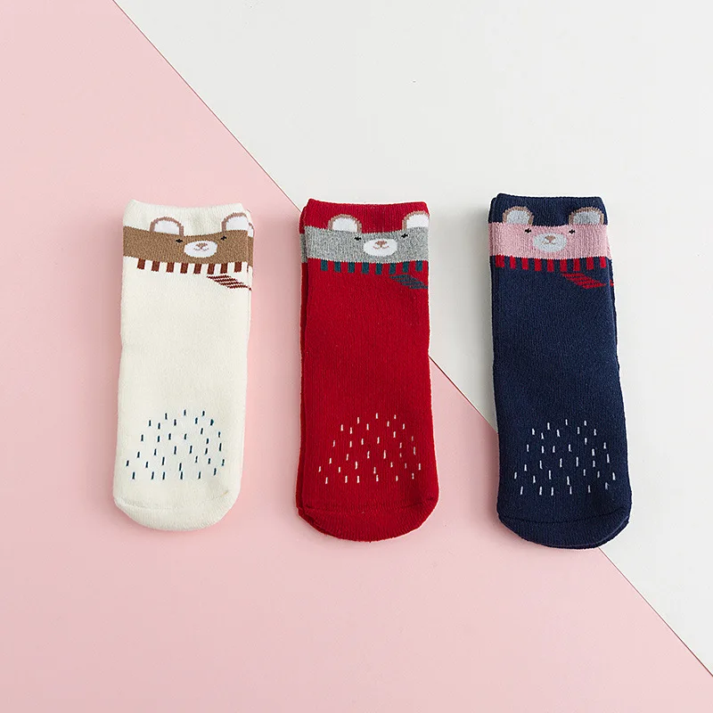 3 пар/упак. 100% хлопковые детские носки партия милые унисекс для девочек и
