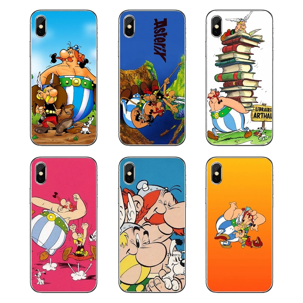 Мягкий прозрачный чехол для iPod Touch iPhone 4 4S 5 5S 5C SE 6 6S 7 8 X XR XS Plus MAX Asterix Популярные