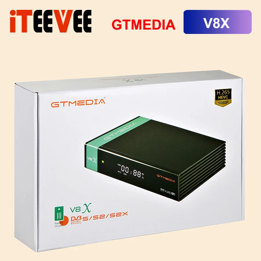 Новое поступление спутниковый ресивер STB GTMEDIA V8X DVBS2X поддержка автоматического