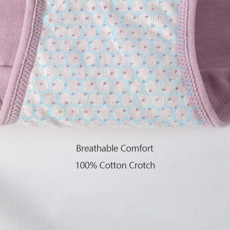 Женские трусы с высокой талией LANGSHA 5 шт./лот | Женская одежда