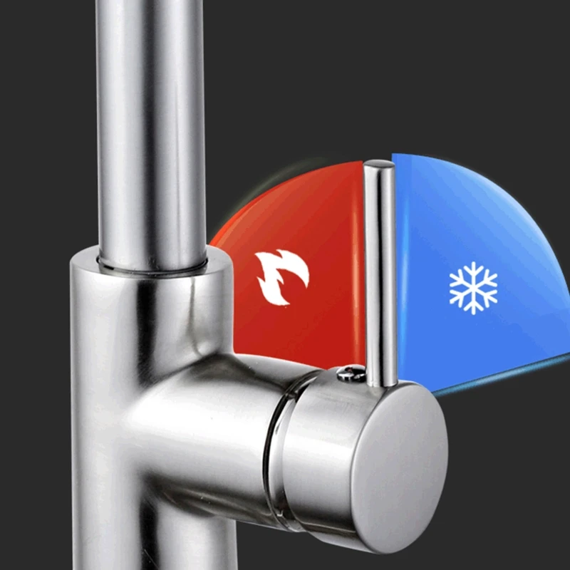 

US/UK/RU/EU/AU Multifunctional Stainless Steel Bathroom Kitchen Basin Faucet Pull Out Hot and Cold Water Sink Tap