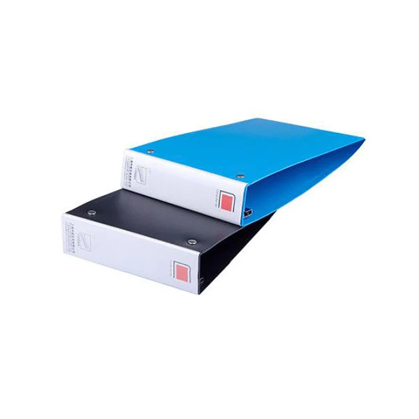 A5 PP простой синий/черный большой объем 11 отверстий нержавеющая сталь Компьютер