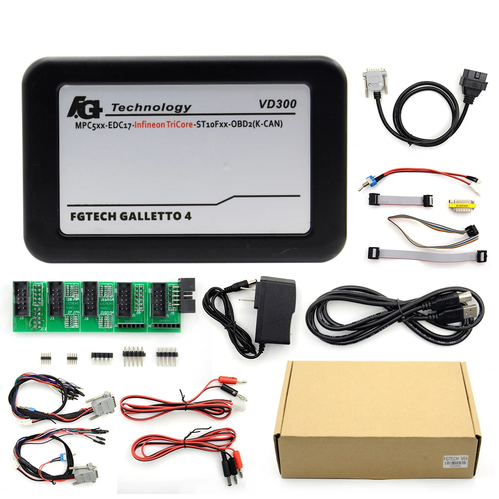 2021 EU 0475 Fgtech Galletto 4 Master V54 ECU Программатор добавьте функция BDM/OBD K CAN Fg Tech активация не