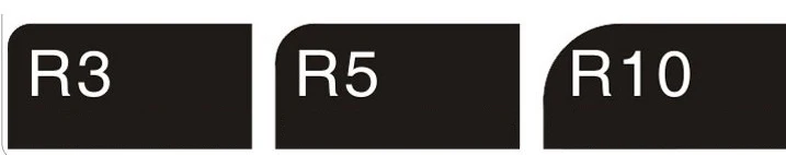 R3/R5/R10 угловой Дырокол Большой значок Дырокол угловой дырокол для скругления углов резак для ПВХ карты, бирки, фото; Сверхмощный клипер