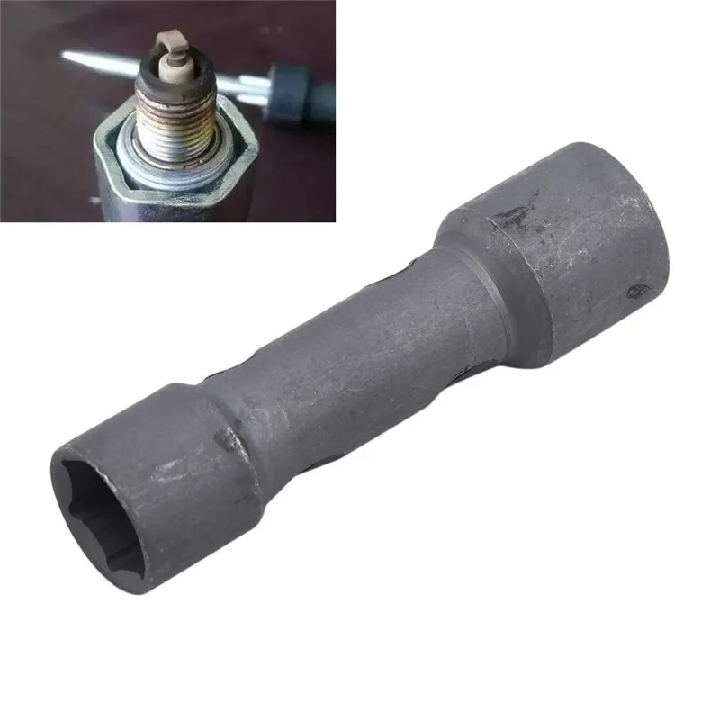 Двойная головка мотоцикла Свеча зажигания торцевой ключ рукав удаление rool