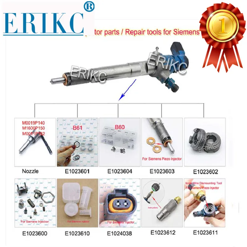ERIKC E1023611 набор для ремонта форсунок с общей топливной магистралью E1023612 E1023600 M0019P162