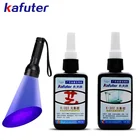 Крепкий 50 мл клей УФ кафтер УФ отверждаемый клей K-303302 51LED УФ фонарик УФ отверждение Клей Кристалл Стекло Металл склеивание