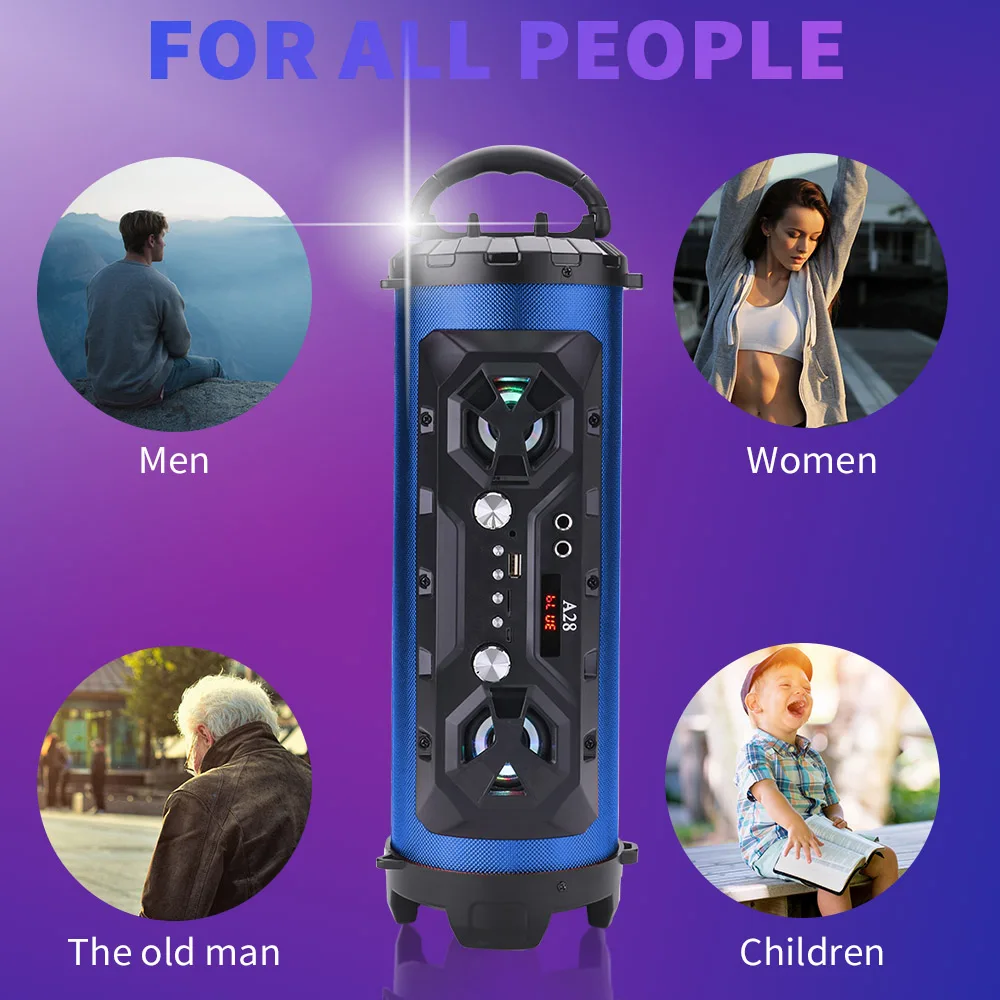 

Bluetooth Динамик Портативный на открытом воздухе громкий Динамик Беспроводной мини Колонка 3D 15 Вт стерео для объемного звучания музыки Поддер...