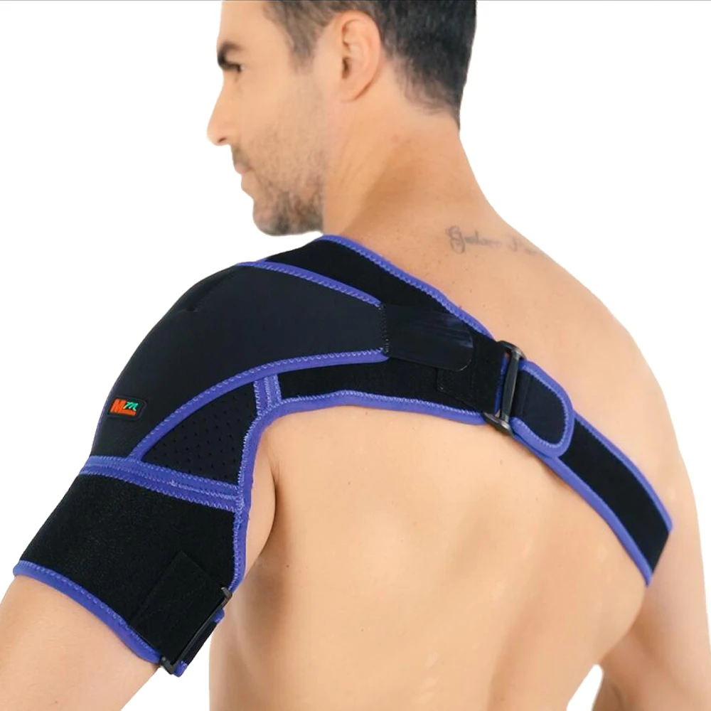 

Mumian Shoulder Bandage Brace Protector Joint Pain Injury Shoulder Support Fexible Strap Training Sports Equipment for Men Women