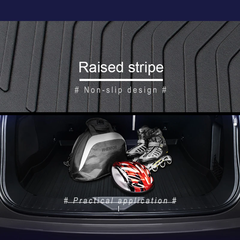 

For Hyundai Ix25 Ix35 Ix45 Santa Fe Tucson Sonata Elantra Anti-slip Boot Liner Accessories 1Set Car Cargo Rear Trunk Mat