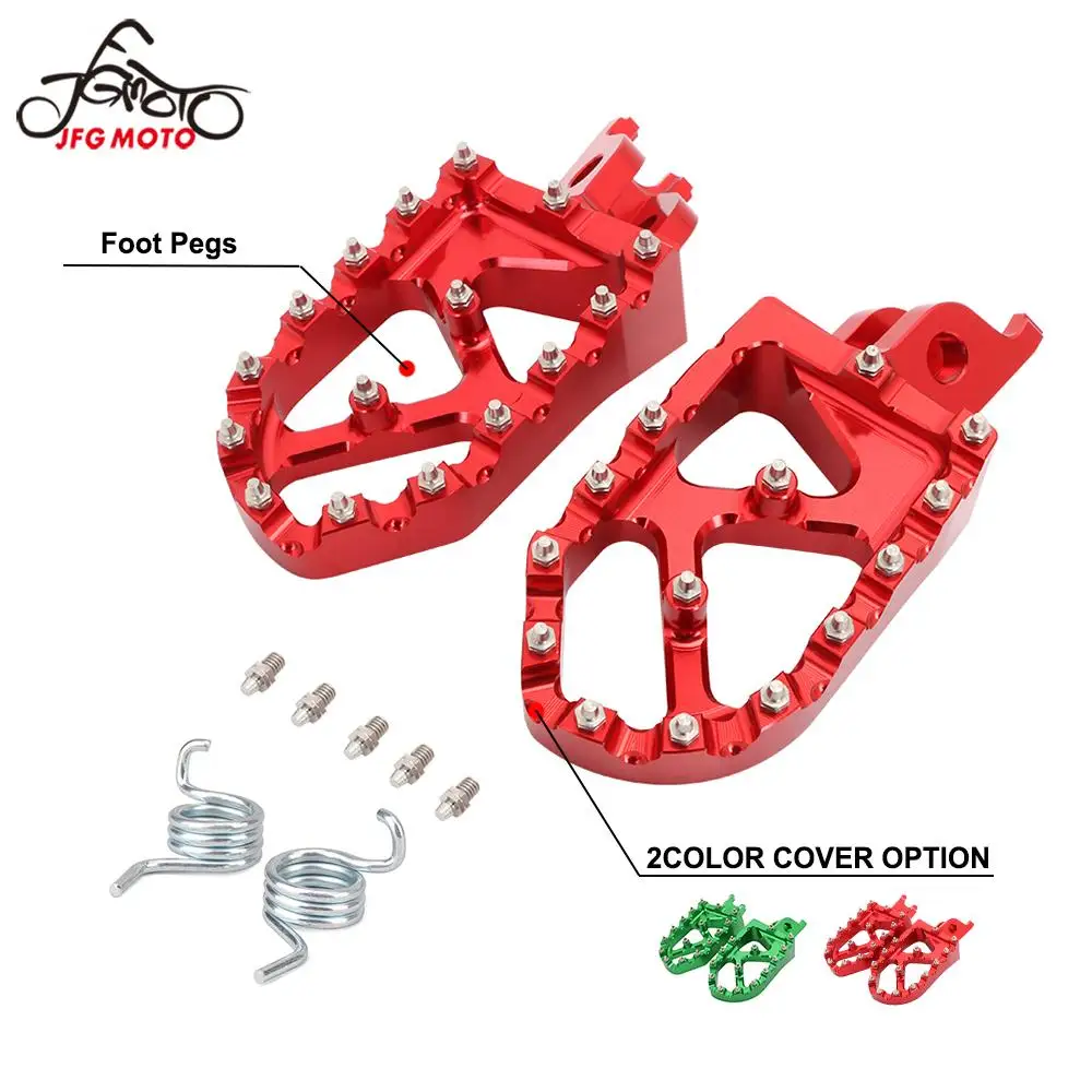 

Motorcycle CNC Footrest Footpeg Foot Pegs For HONDA CR125 CR250 CRF150R CRF250R CRF250X CRF250RX CRF450R CRF450RX CRF 450X 450L