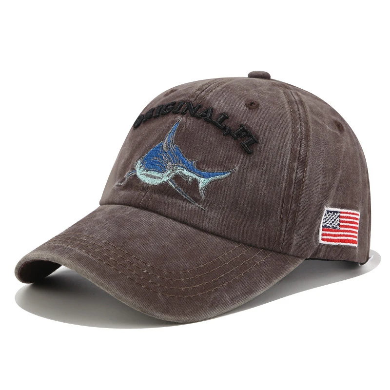 RoxCober Wholesale Washed Cotton Baseball Caps Men Retro Cap Embroidery Casquette Dad Hat For Women Gorras Planas Snapback Hats