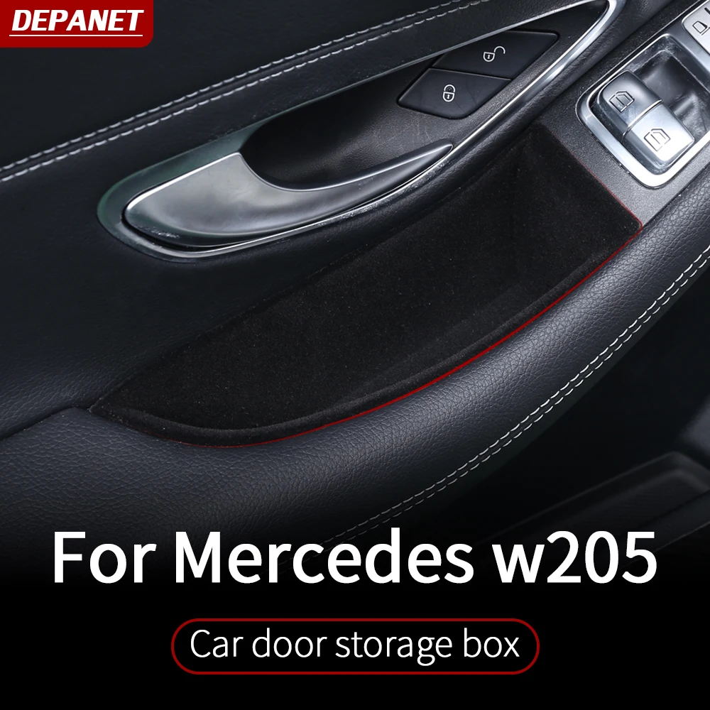 

Door storage box For Mercedes w205 amg/ interior trim c63 mercedes c class accessories w205 Mercedes amg coupe