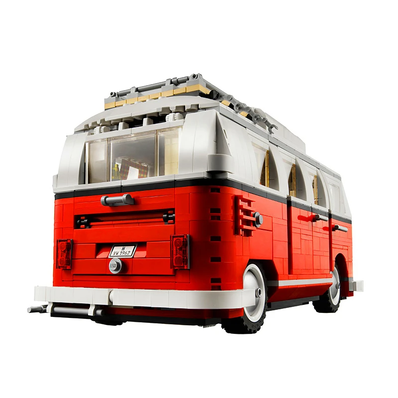 Bela 10569 Technic Volkswagen T1 Camper Van строительные блоки наборы кирпича совместимые 10220 Technic игрушки для детей