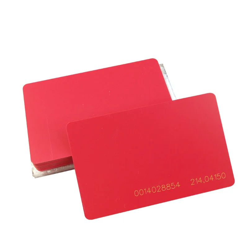 1 шт. Rfid тег 125 кГц EM4100 Читайте только близость голубой цвет карты RFID Брелоки для