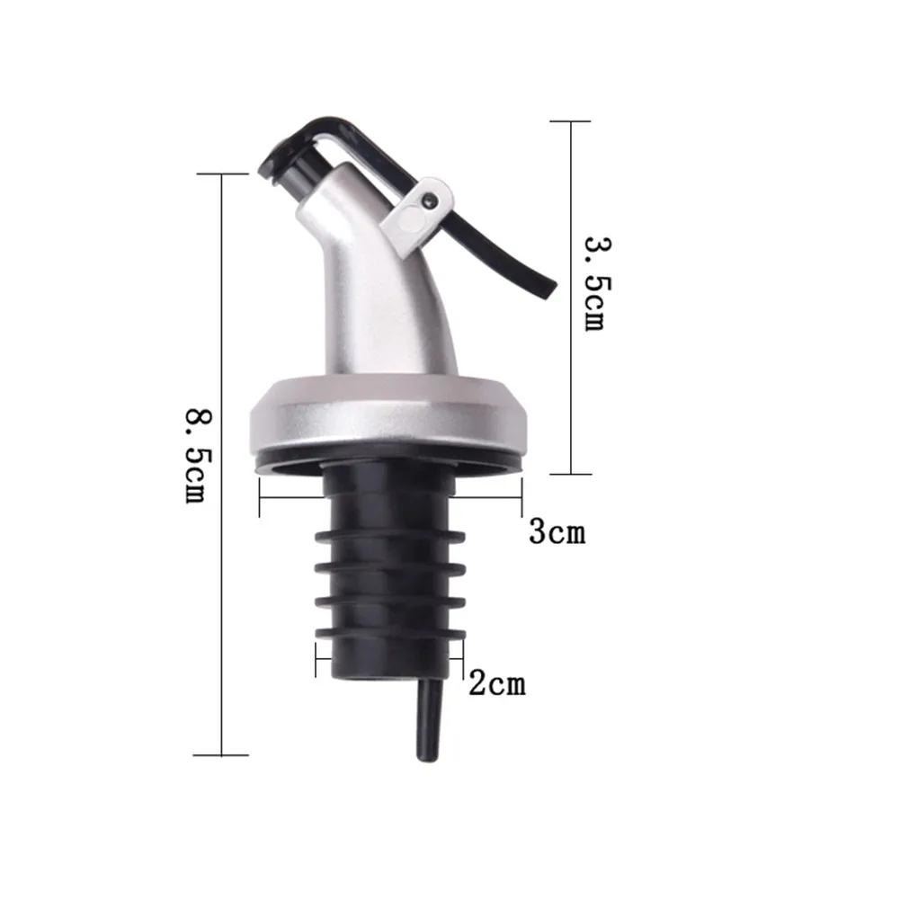 

Oil Bottle Stopper Rubber Lock Plug Seal Leak-proof Food Grade Plastic Nozzle Sprayer Liquor Dispenser Wine Pourers Bar Tools