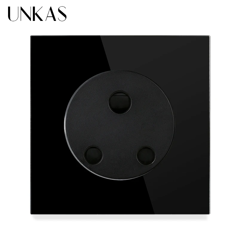 Новое поступление настенная розетка UNKAS с заземлением и защитой от детей 15 А