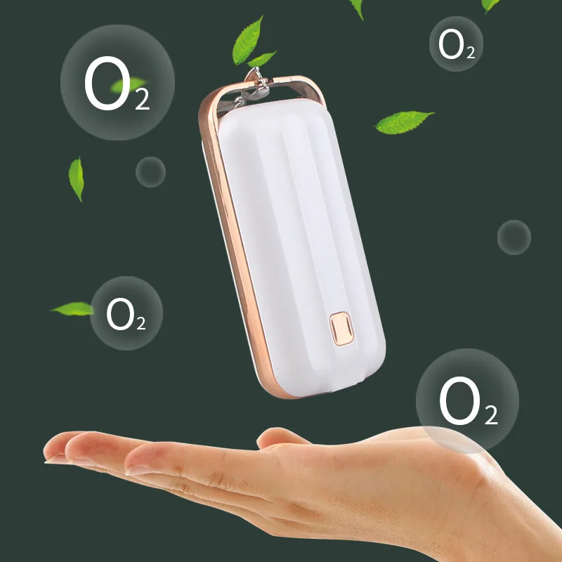 

Personal Air Purifier Necklace Wearable USB Portable Mini Air Purifier USB Air Cleaner Negative Ion Generator