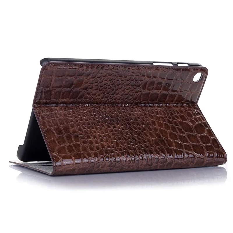 Чехол-подставка для Samsung Galaxy Tab A 8,0 T290 SM-T290 T295 T297 S-Pen cover TabA 8 из крокодиловой кожи, жесткий чехол для планшета