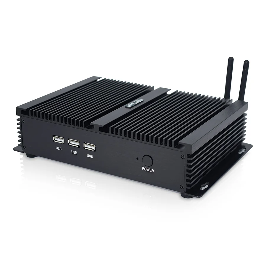 HYSTOU промышленный компьютер Core i5 7020U 7200U Мини ПК windows 10 linux настольный с i7 4500U Celeron 1007U