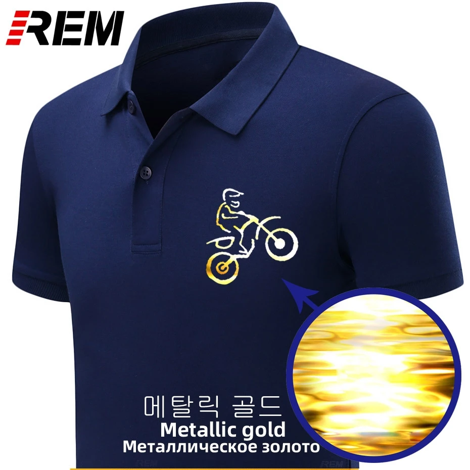 

mens polos shirt Heartbeat Motor Shirt Fashion O-neck Short Sleeve Cotton Motor polo-Shirt Men Clothing Tops