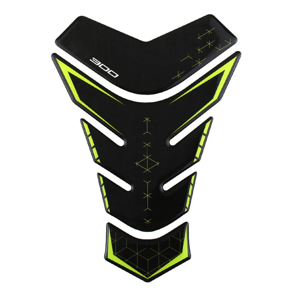 Гелевые 3D наклейки на топливный бак мотоцикла в елочку защитные для Kawasaki Ninja 300