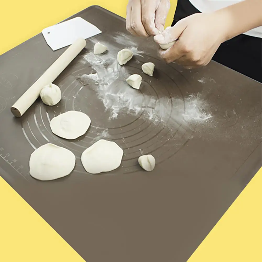 60*50 см Новый уплотненный силиконовый коврик для замеса теста большого размера