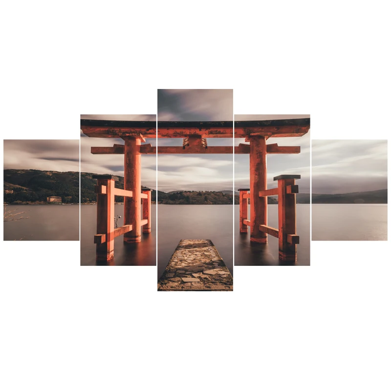 5 шт. настенные картины в японском стиле|Рисование и каллиграфия| |