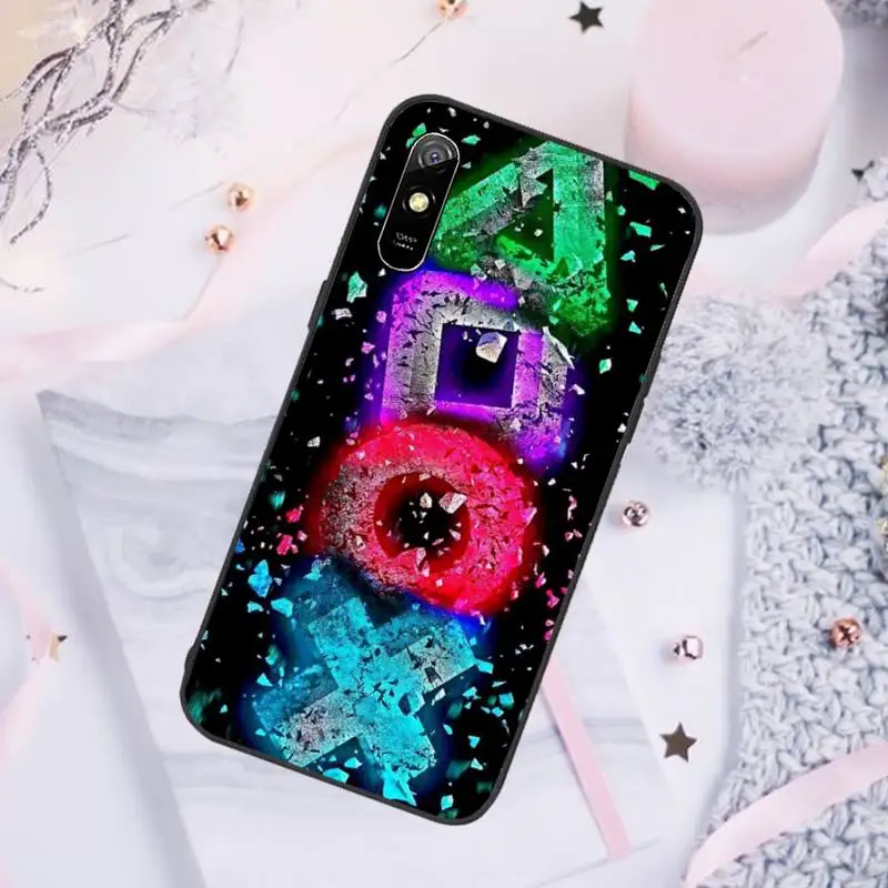 

Buttons PS Phone Case For Xiaomi Redmi note 7 8 9 pro 8T 9A 9S Mi Note 10 Lite pro