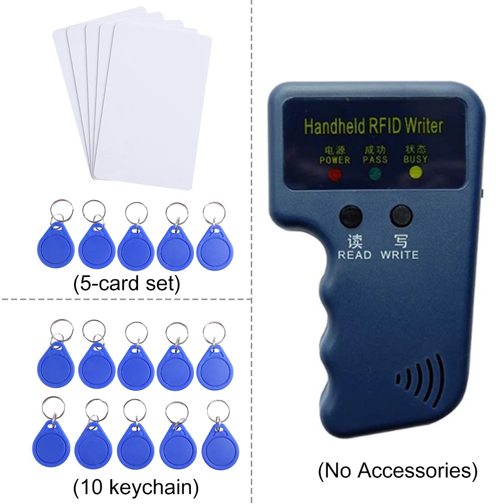 

RFID-Дубликатор EM4100, 125 кГц, с Перезаписываемыми картами