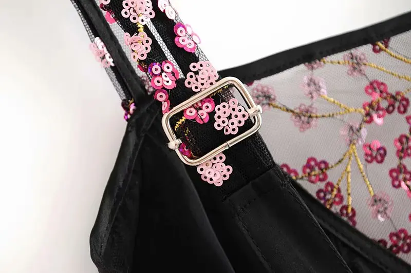 Винтажные женские платья Bazaleas с вышивкой сетчатое женское платье без рукавов