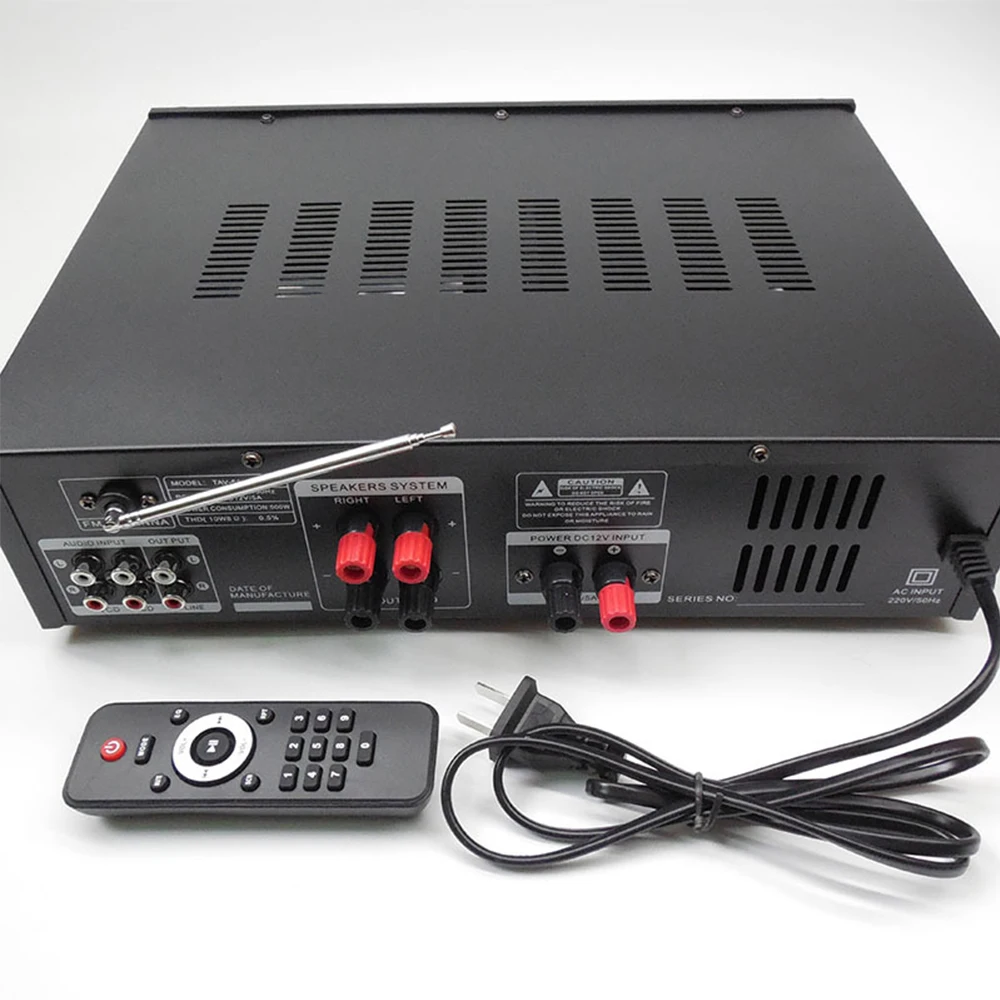 Стереоусилитель 220 240 в 2000 Вт беспроводной цифровой аудио усилитель радио Bluetooth