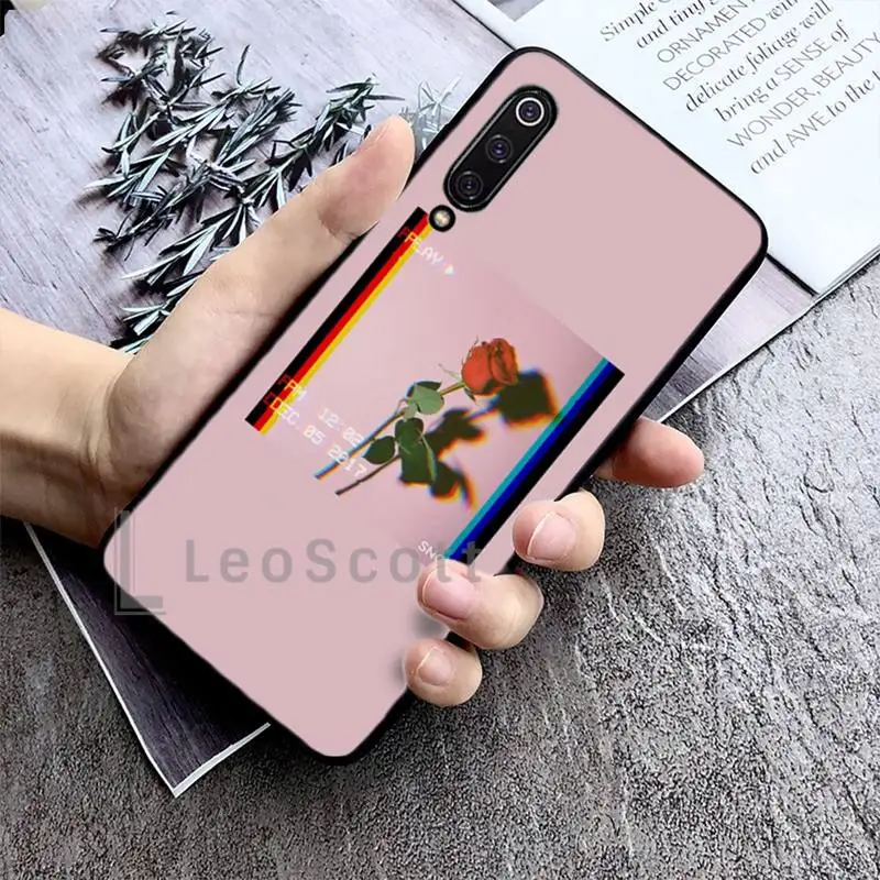

flower Art rose daisy Phone Case For Xiaomi Mi A1 A2 5 6 6PLUS 8 9 SE Lite MIX 2 2S MAX 2 3 Pocophone F1