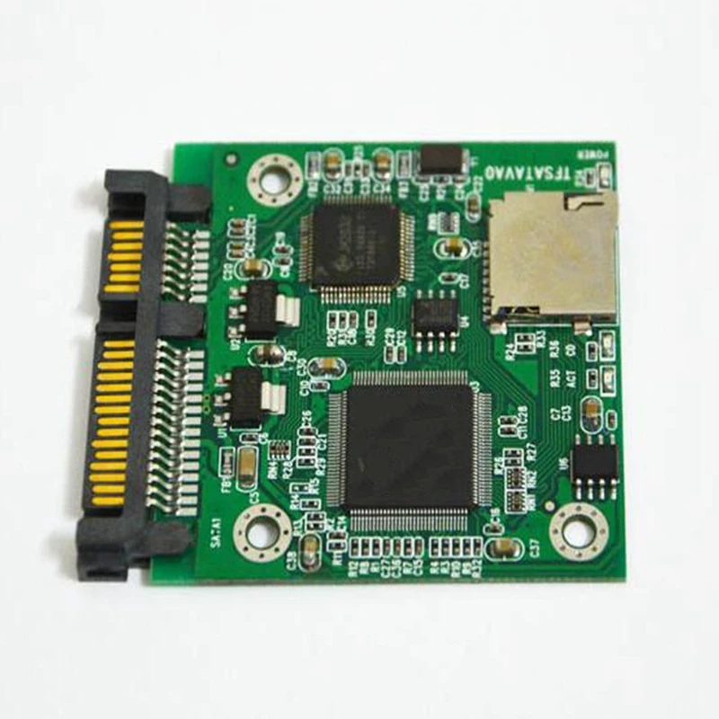 

HOT-Micro-SD TF Card To 22Pin SATA Adapter Card 2.5inch HDD Enclosure TF Cards To SATA for Laptop and Desktop