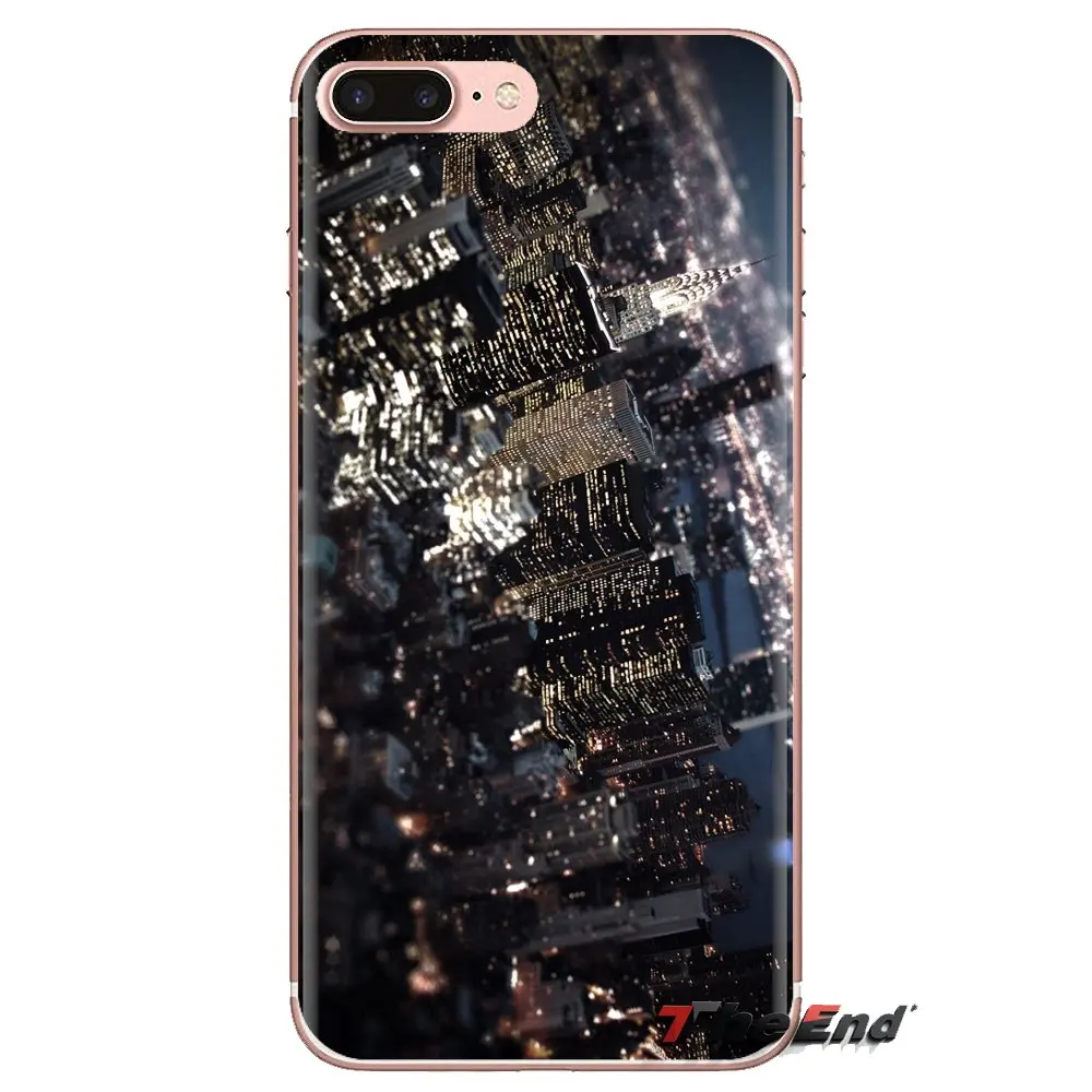 Мягкий прозрачный чехол Rainbow City by night Pastel для Xiao mi 6 A1 Max x 2 5X 6X Red Note 5 5A 4X 4A A4 4 3 Plus Pro |