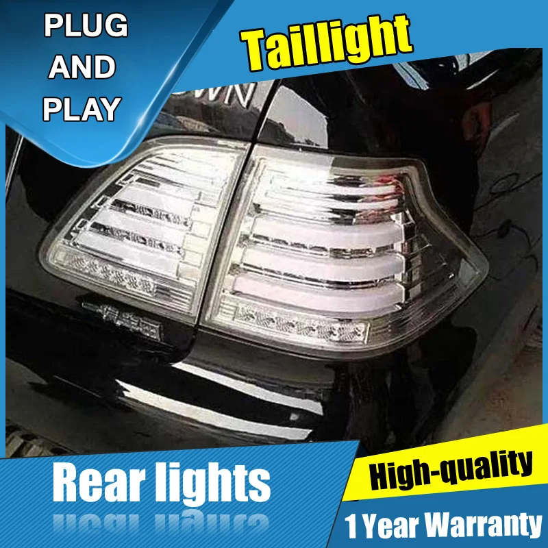

4PCS Car Styling for Crown 2003-2009 Taillights for Crown ALL LED Tail Lamp+Turn Signal+Brake+Reverse LED light